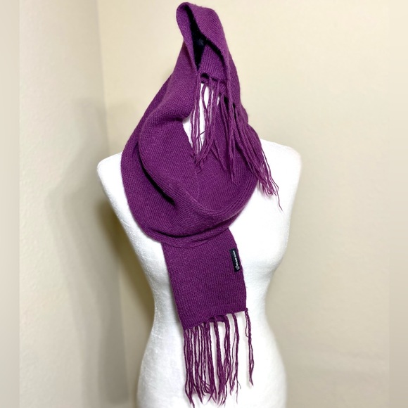 Baby Alpaca Scarf Wrap Lilac Purple 57” L - Picture 2 of 9